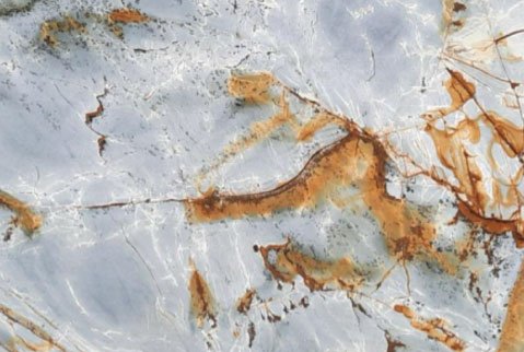 Natural stone canada grey orange green ontario granite quartzite Blue Roma exotic stone kitchen  kitchen-island counter-top interior design colored-stone